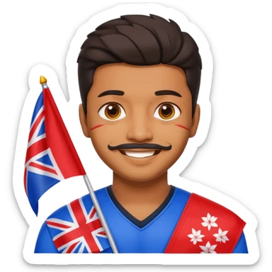 vijay thalapathy india TVK le drapeau  sticker