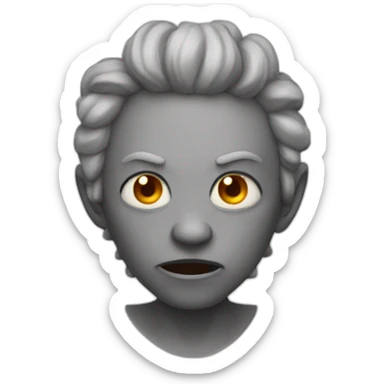 un semi demon sticker