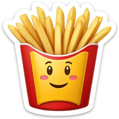 mcdonald’s fries sticker