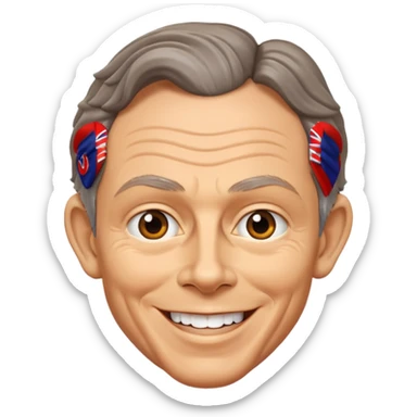 tony blair  sticker
