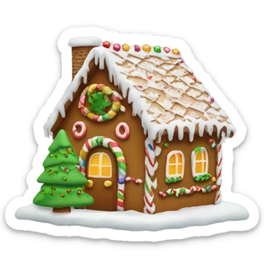 gingerbreadhouse sticker
