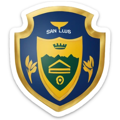 escudo club san luis rugby sticker