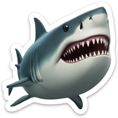 Megalodon sticker