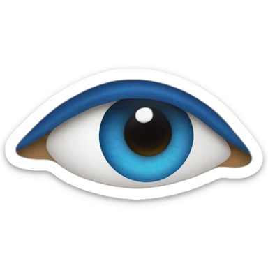 Familia hombre ojos azules mujer morenade 4 miembros sticker