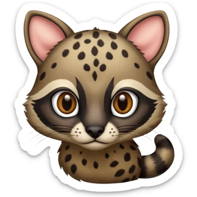 Civet cat sticker