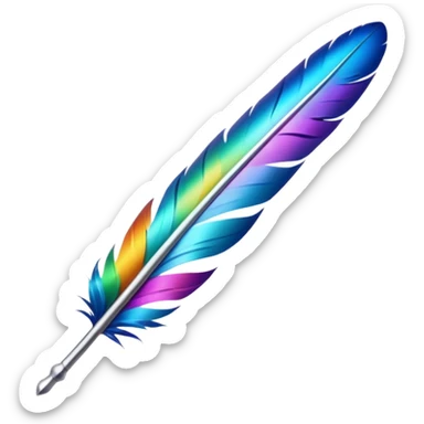 Feather Fletching sticker