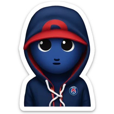 a bathing ape PSG hoodies sticker