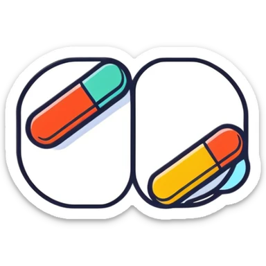 Pill Capsule sticker