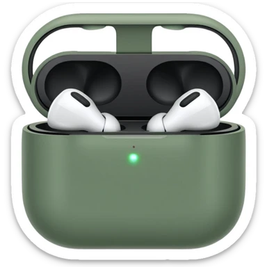 sage sgreen AirPods max  sticker