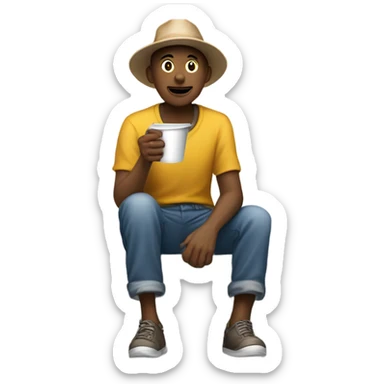 Begging for change  sticker