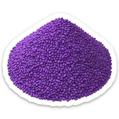 Feed color purple sticker
