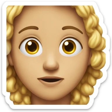 Drool emoji but with heart eyes from the heart eyes emoji  sticker