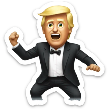 Trump dancing sticker