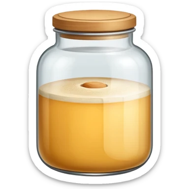 Poudre de farine dans un bocal  sticker