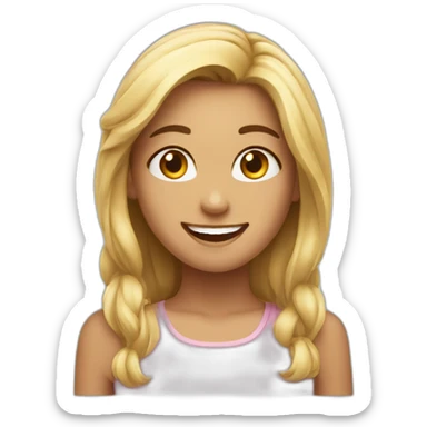 satisfaction girl sticker