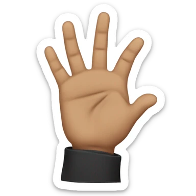 muslim hand pray sticker