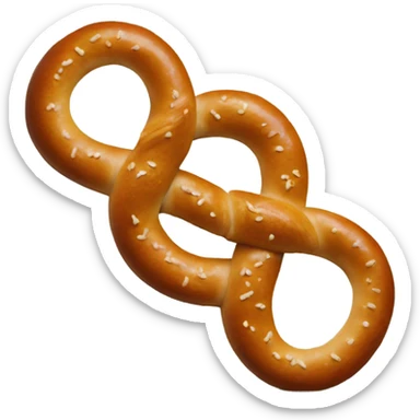 pretzel sticker
