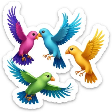 Birds sticker