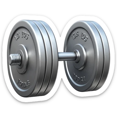 weights gym sticker