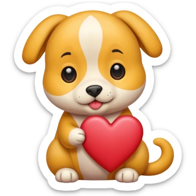 Pet Valentine sticker