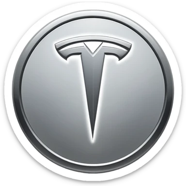 Tesla logo original sticker