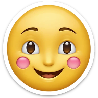 A sneaky winking emoji sticker