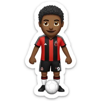 Romário jogandobola pelo Flamengo sticker