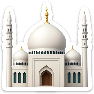 Mosque construction  sticker