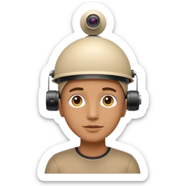 Top right corner image add a dome camera on top sticker