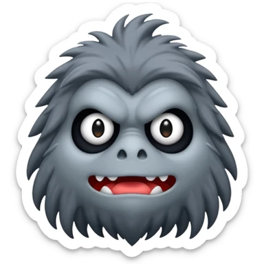 the groke from 90s moomin sticker