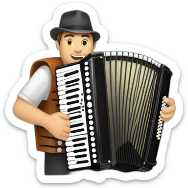Erlandskian Terminian Accordion Instrument sticker