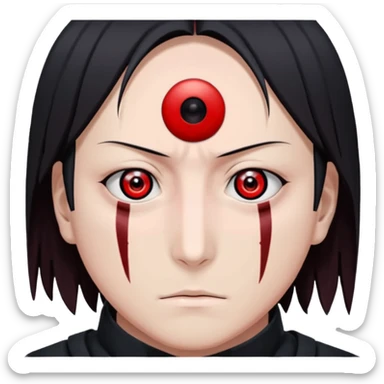 Itachi Mangekyou sharingaan sticker