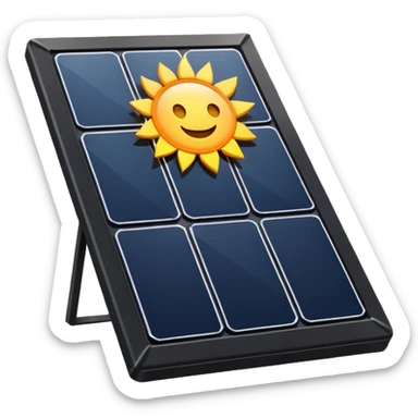 solar panel sticker