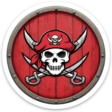 Tampa bay buccaneers vintage logo sticker