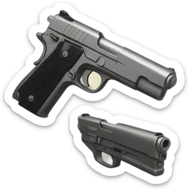 Gun sticker