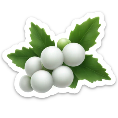 Snow berries sticker