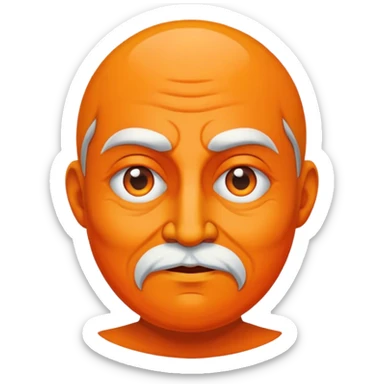 as an orange and wise sticker