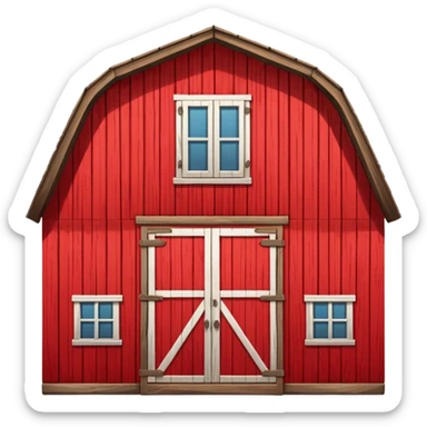 a farm barn sticker