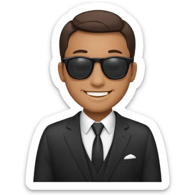 monopoly man with sunglasses sticker