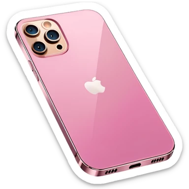 Pink iphone 12 pro max sticker