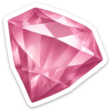 pink diamond sticker