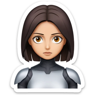 Alita portrait  sticker