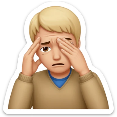 facepalm sticker