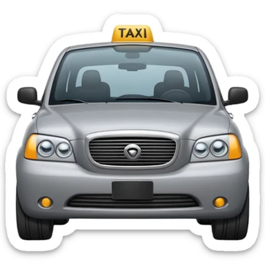 grey taxi sticker
