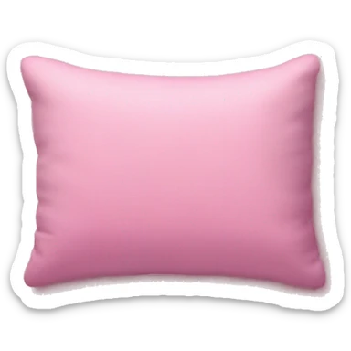 Pink pillow sticker