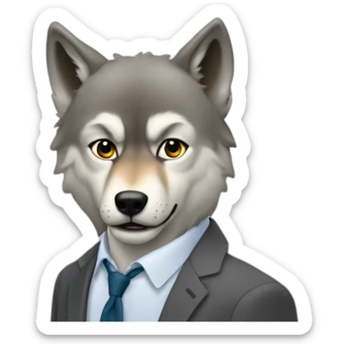 dicaprio wolf from wall street sticker