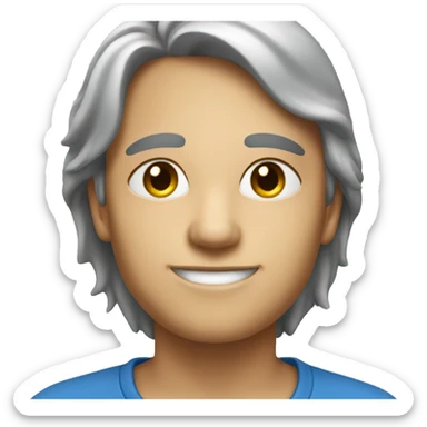 étoile bleu sticker