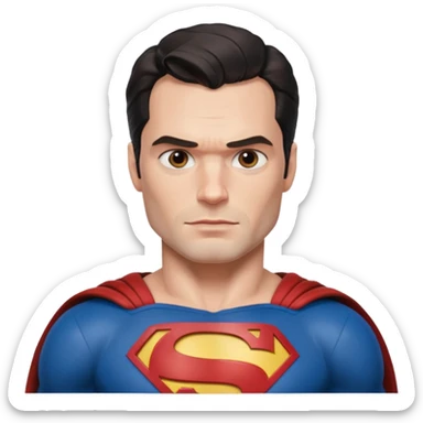 hencry cavill superman sticker