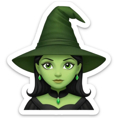 wicked elphaba sticker