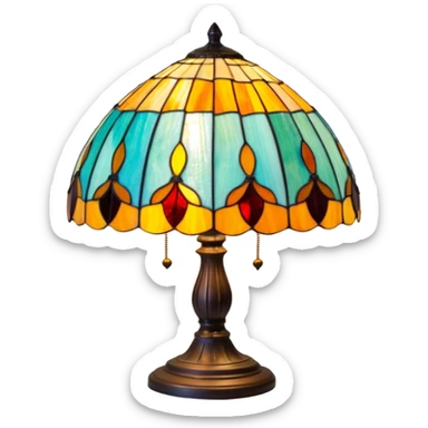 tiffany lamp sticker